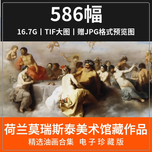 荷兰莫瑞斯泰皇家美术馆藏素材油画绘画大师作品人物静物临摹图片
