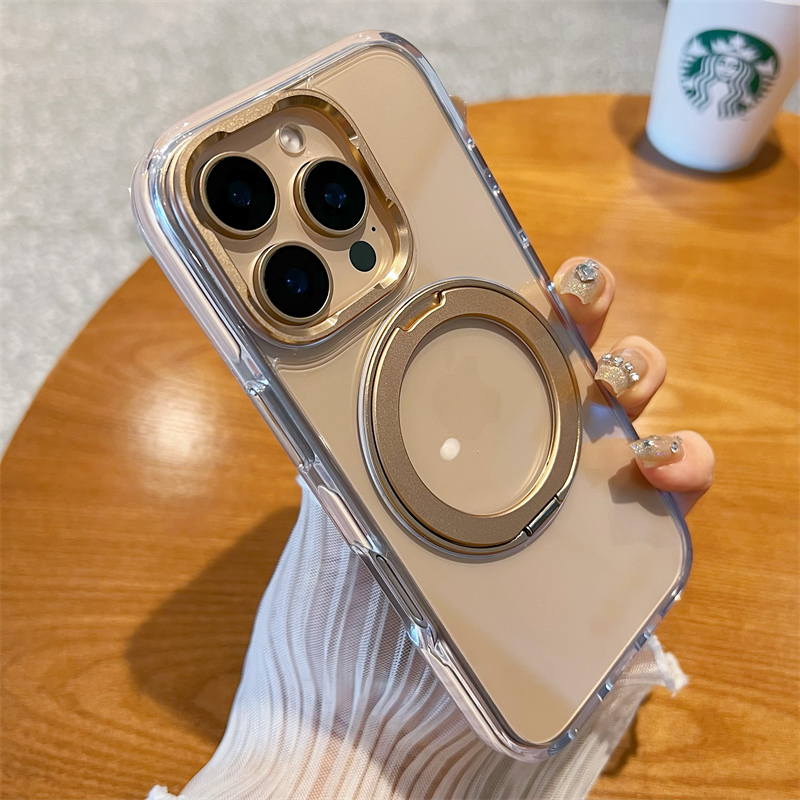 气囊边苹果16防摔保护套磁吸大孔