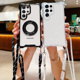 四角挂孔适用三星Galaxys s24ultra手机壳s25 挂绳s23plus斜挎肩带s22U挂脖A35防摔a55软透明a14保护磁吸充电
