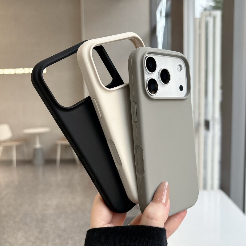 亲肤耐脏日韩ins不发黄内磁吸液态硅胶裸感超薄13适用iphone17promax手机壳16大孔男女款iPhone15不粘指纹14