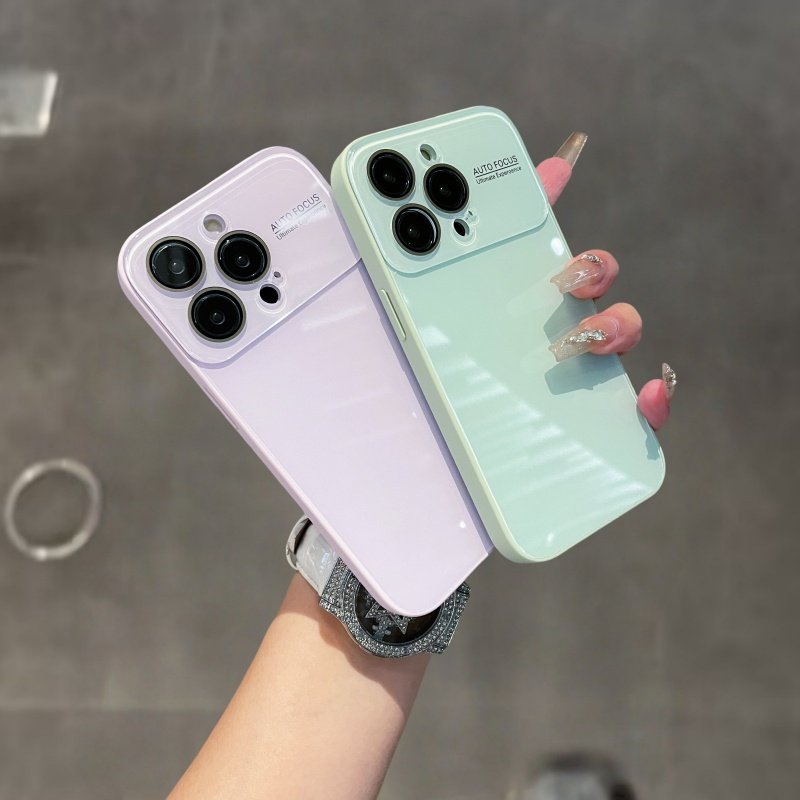 秒变17大视窗钢化玻璃iphone16promax适用苹果15ProMax手机壳1新款14高级感13男女16带镜头膜PM情侣防摔套硬