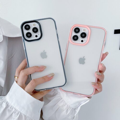 适用苹果17三合一糖果色边框防摔