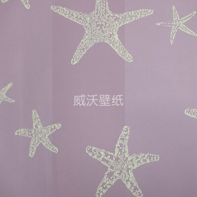 BOWEN航海家儿童卡通海星元素墙纸壁纸NA62291 62292 62293 62121