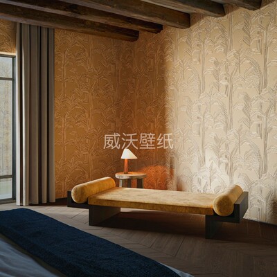 比利时进口 ARTE 棕榈树PVC压纹墙纸壁纸81500 81501 81502 81503