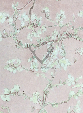 荷兰进口BN梵高 美式床头背景墙纸壁纸17145 17146 220060 220061