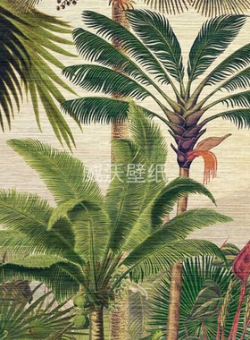 ARTE 比利时 LES NATURELS 热带风情背景无纺墙纸壁画26770 26771