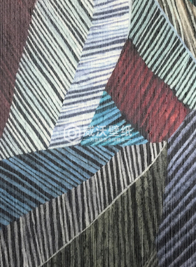 比利时ARTE 现代几何背景纱线墙纸73100 73101 73102 73103 73104