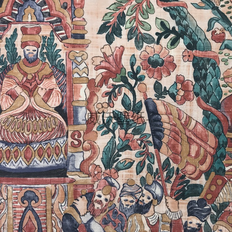 ARTE比利时 GITANE 奥斯曼帝国异域风情织物背景墙纸49500 49501