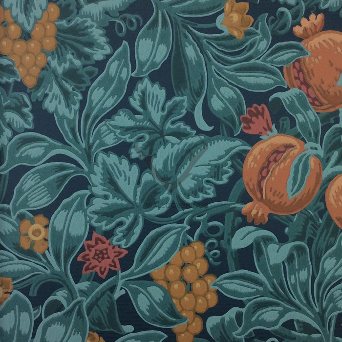 英国进口cole&son 葡萄石榴背景墙纸壁纸116/2005 2006 2007 2008