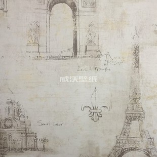 11130 优艺佳 11030 做旧复古全屋纯纸墙纸壁纸SR11210 11131 欧式