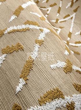 OSMANTHUS比利时ARTE剑麻人字形刺绣墙纸54510 54511 54512 54513