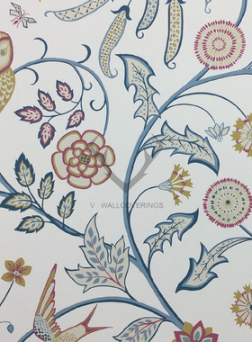 英国进口Morris&Co电视背景墙纸壁纸216671 216703 216704 216705