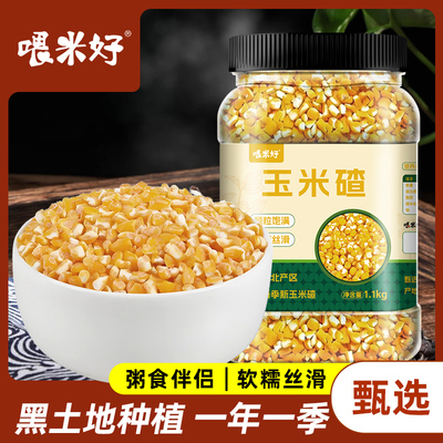 喂米好东北玉米碴当季新玉米碴杂粮粥料伴侣大碴粥芸豆搭配1.1kg