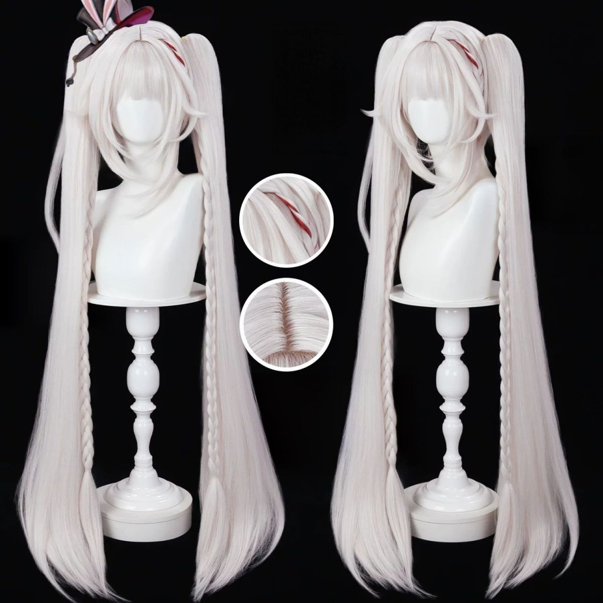 火花假发崩坏:星穹铁道cos假毛 花火SP 火花 cosplay 假毛 头皮顶图片