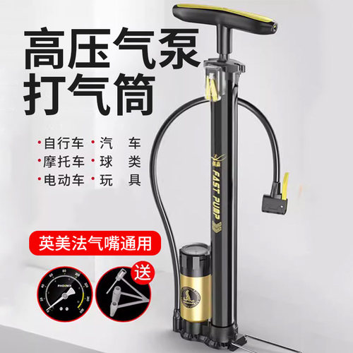 【德国进口】自行车篮球打气筒