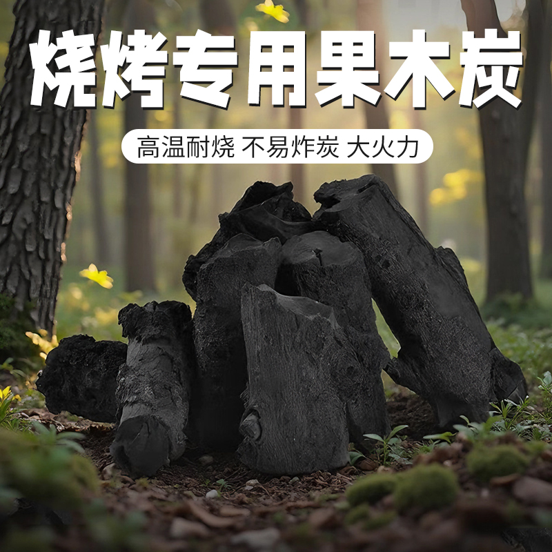 【德国精工】果木炭烧烤碳无烟