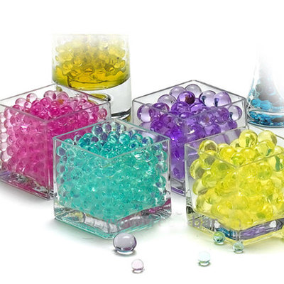 100pcs/bag Crystal Soil Mud Hydrogel Gel Kids Children Toy