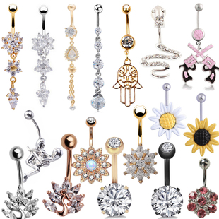 1pc  Sexy Dangling Navel Belly Button Rings Belly Piercing
