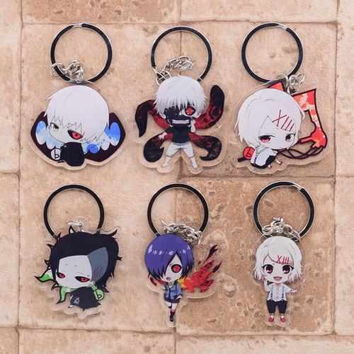 2021 Tokyo Ghoul Keychain Double Sided Key Chain Acrylic