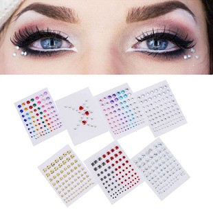 Tattoo Diamond Makeup Eyeliner Eyeshadow Face Sticker Jewel
