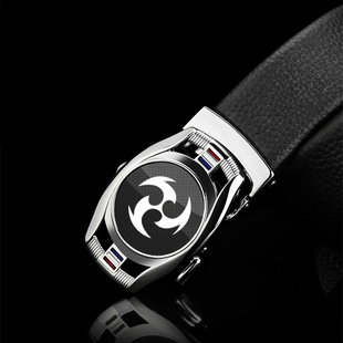 原神周边神之眼风雷草火冰水岩属性皮带手表款自动扣牛皮潮男腰带