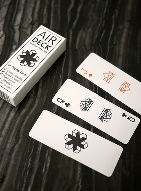 德国Air Deck旅行扑克牌塑料防水耐用高品质户外便携迷你可爱纸牌