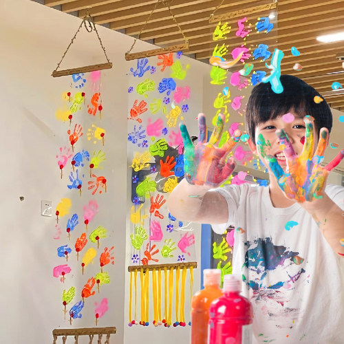 儿童画卷幼儿园涂鸦透明绘画膜