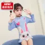 2018 mới cho bé gái đồ bơi bé gái kết hợp áo chống nắng dài tay tam giác g quần bé gái dễ thương cho bé gái bơi - Đồ bơi trẻ em bikini học sinh đẹp