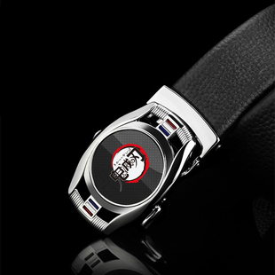 鬼灭之刃周边炭治郎祢豆子我妻善逸皮带自动扣裤带年轻牛仔裤腰带