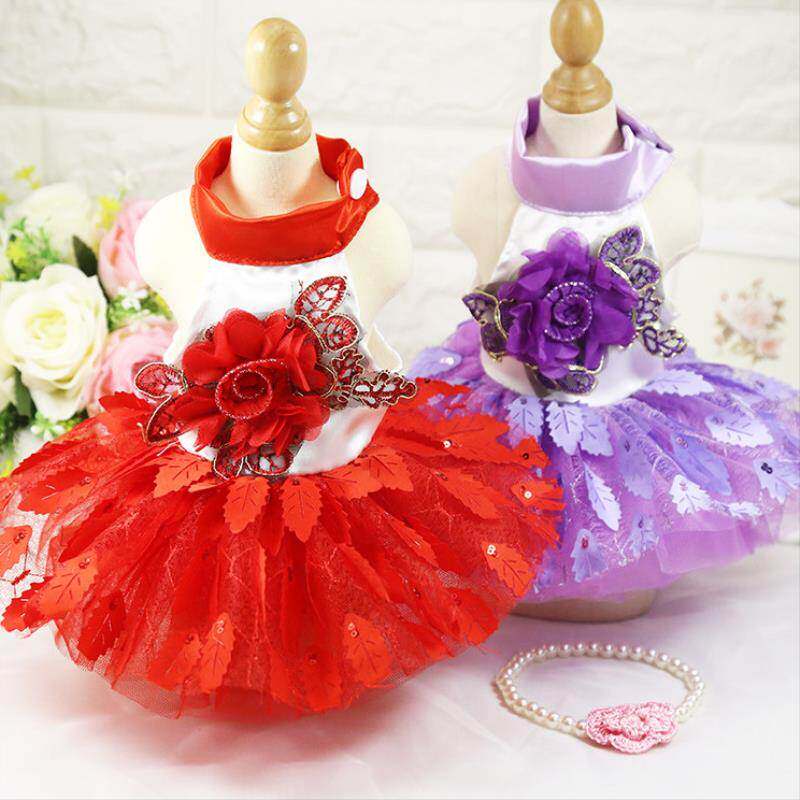 pet Wedding dress Princess Dress Kitty Dog skirt Dress Teddy Bright red marry clothes Summer wearin the Pet/Pet food and supplies , Pet apparel and accessories , Pet clothing/Raincoat  category - from Buy2taobao.com to provide professional Taobao agent buy service