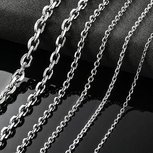 Steel Stainless Chain Necklace Color High Silver Quality