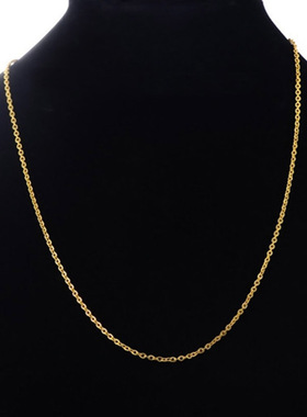 New 304 Stainless Steel Long Chain Necklace Gold Color Link