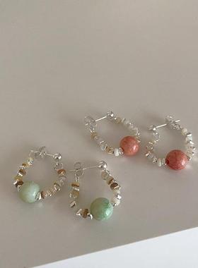 2023 New Arrival Korean Simple Temperament Color Beaded