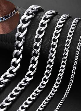 Men's Chain Bracelet Stainless Stel Curb Cuban Link Chain