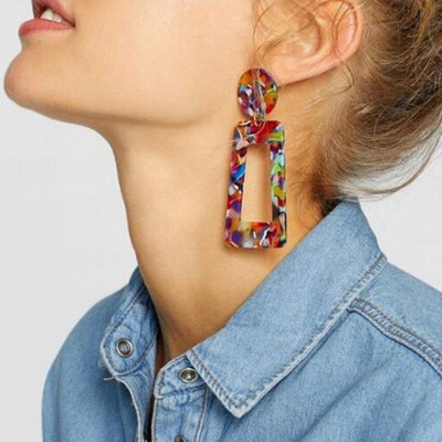 2019 Fashion Tortoise Color Clip on Earrings Leopard
