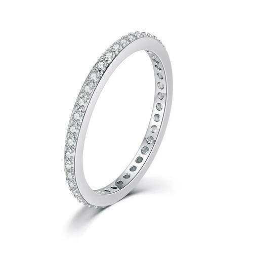 Delicate Thin Microscope Finger Dainty Rings For Women