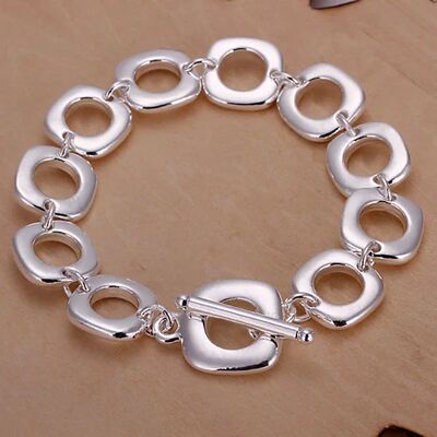 Fashion Design Sterling Silver Bracelets  for Women Men