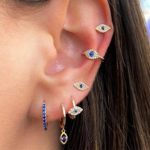 1PC Stainless Steel Ear Cartilage Piercing Hoop Earrings