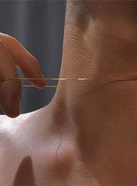 Vintage Gold Color Snake Chain Necklace For Women Fashion