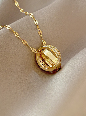 2023 316L Stainless Steel Korean Style Fashion Simple Neckla