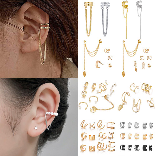New New Long Tassel Ear Cuff Multilayer No Piercing Hook