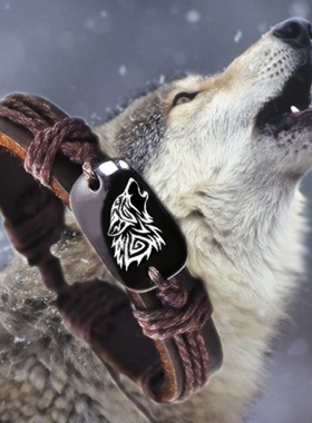 Vintage Fashion Braided Woven Rope Leather Unisex Bracelet