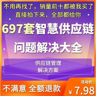 智慧供应链解决方案数字化供应链平台建设智能供应链管理系统方案