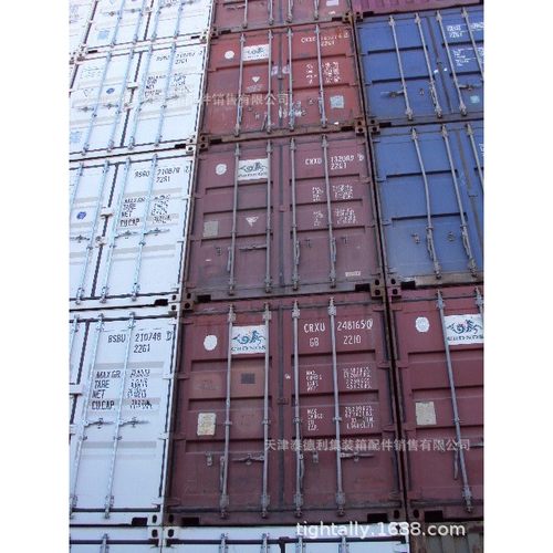 天津港供应二手20尺出口小柜 旧集装箱