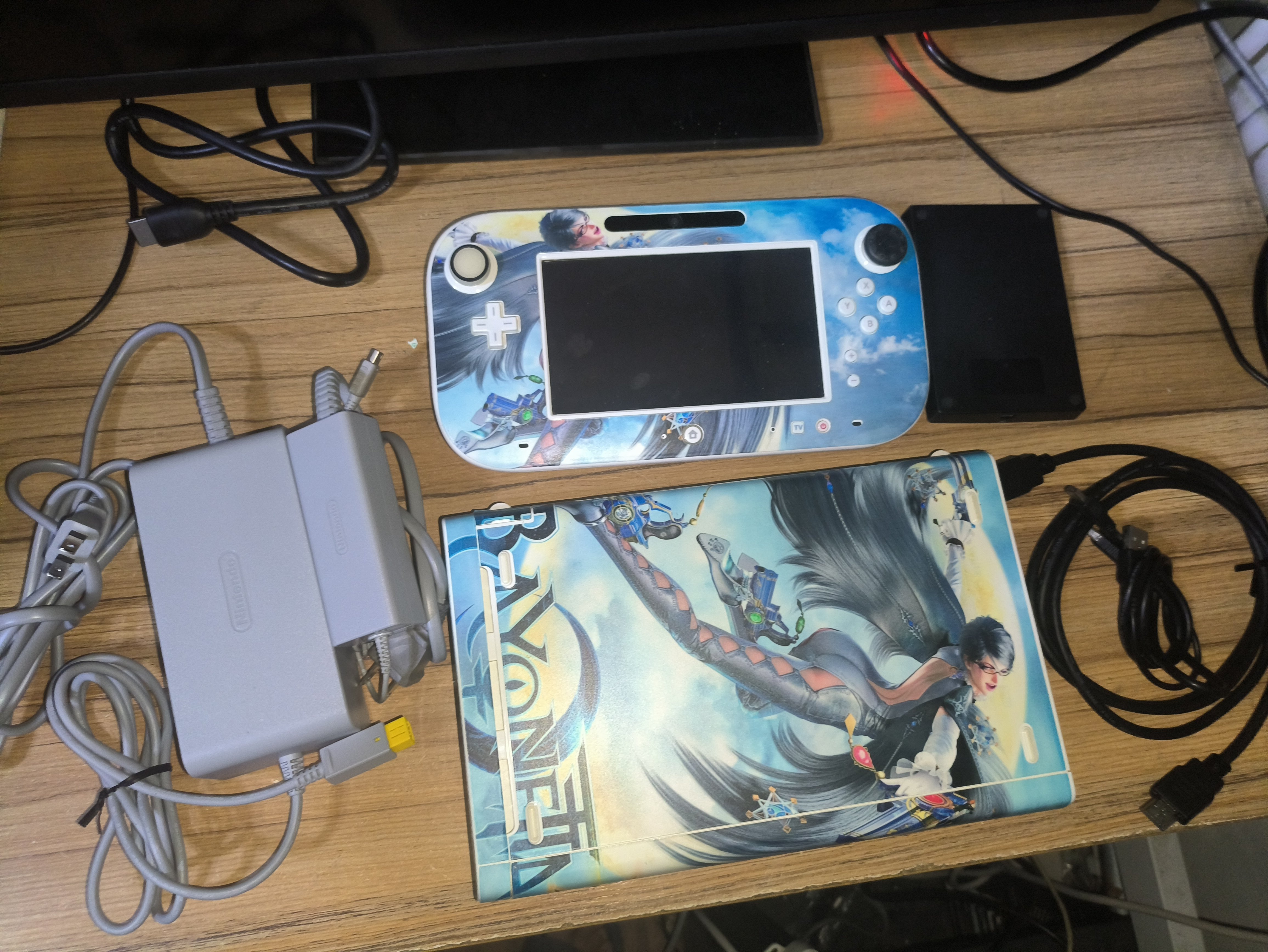 wiiu游戏机白色日版带包装320g装好主流游戏