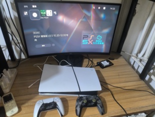 ps5slim折腾版游戏机12.0系统装满游戏