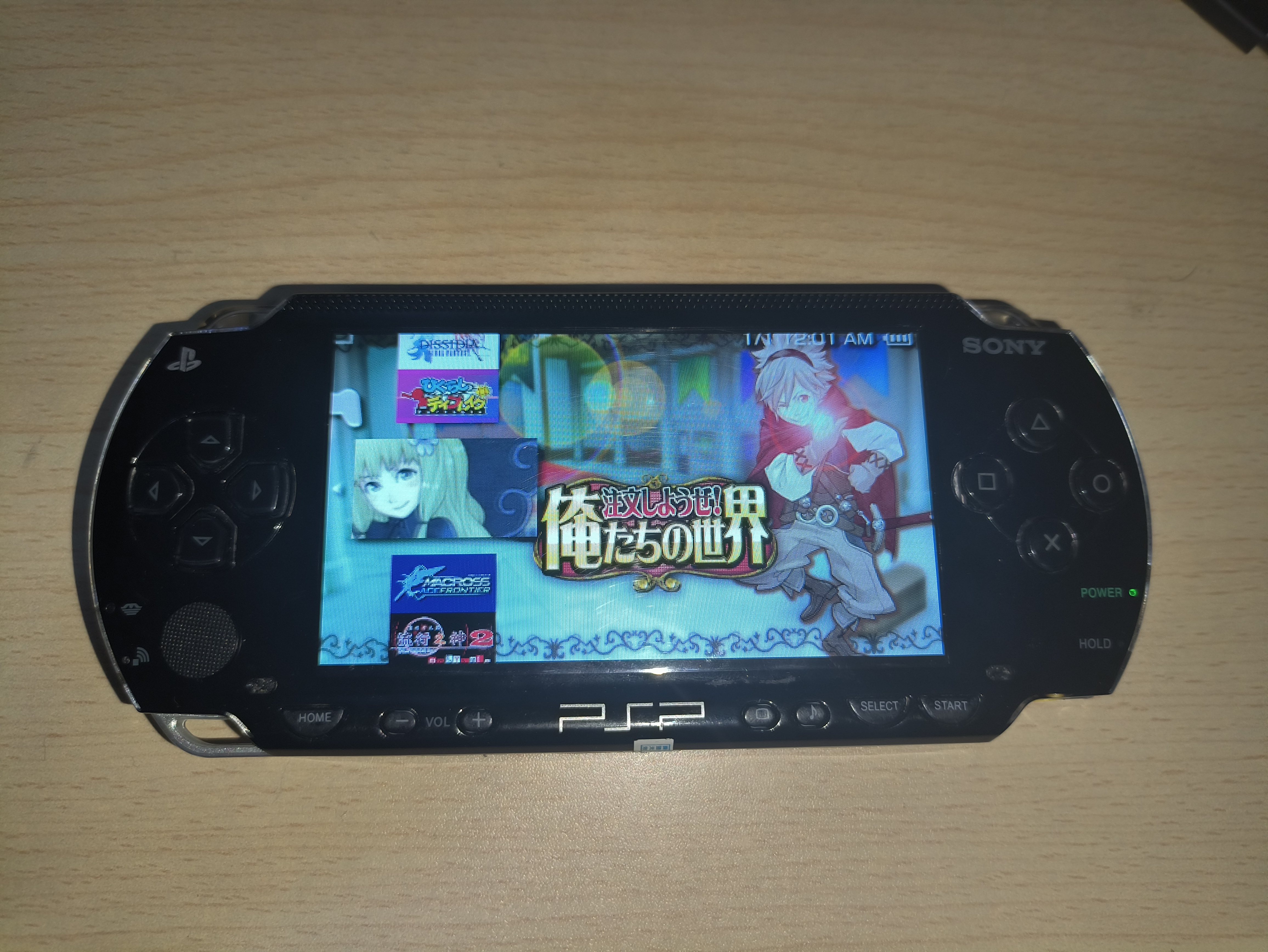 psp1000掌上游戏机高亮ips屏装满游戏