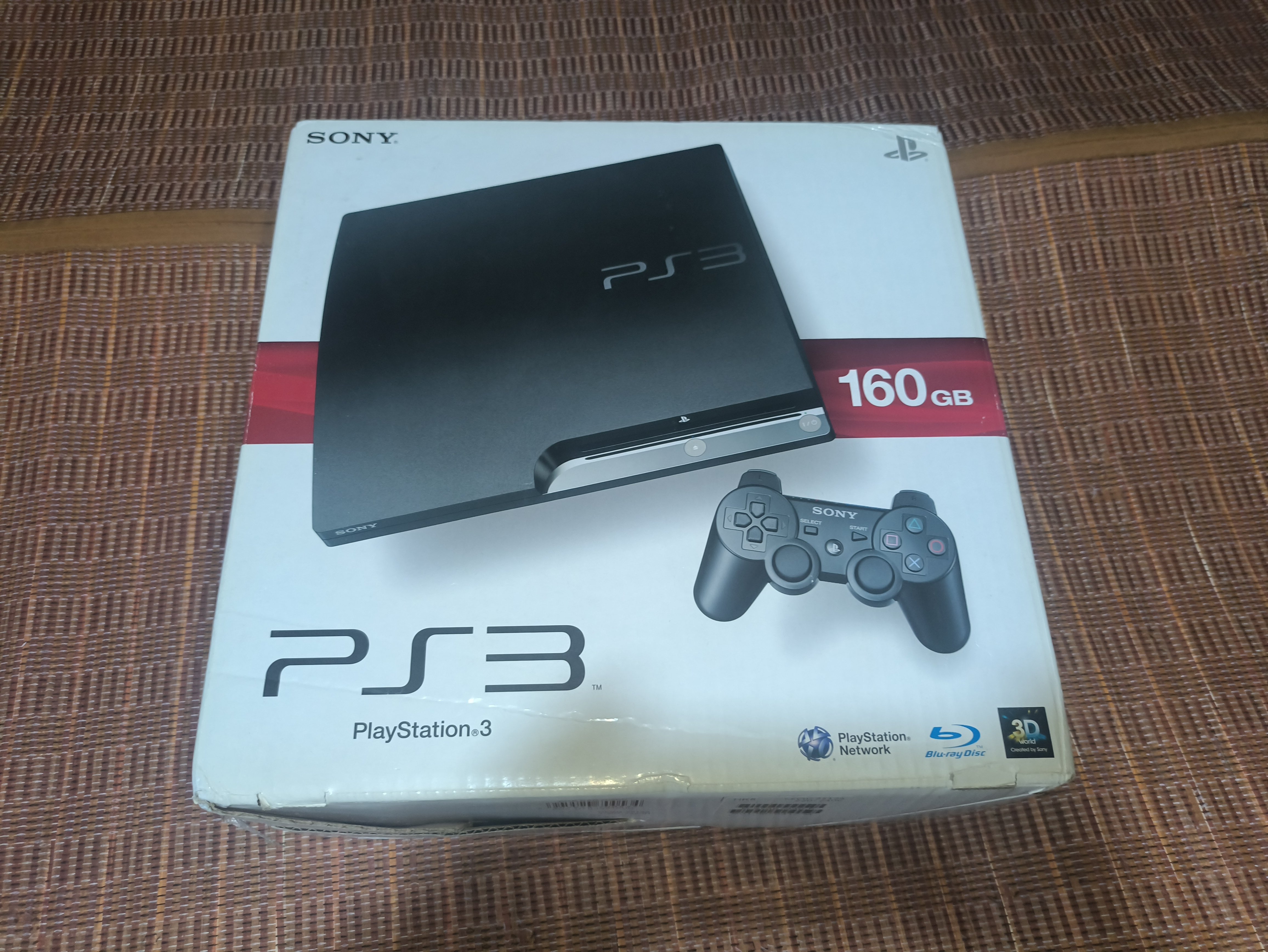 ps3 2512a游戏机带包装成色新双手柄可玩ps2