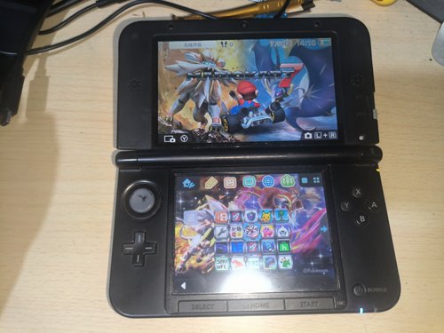 老大三3dsll掌上游戏机日版轻微松轴成色一般