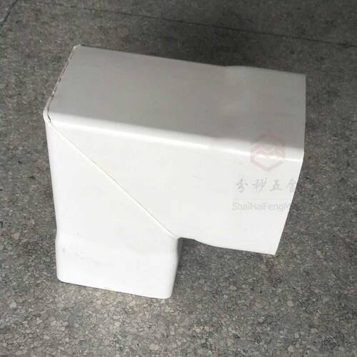 200*100*150PVC方管90度弯头方形下水管落水雨水管45°平弯直角弯